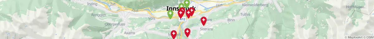 Kartenansicht für Apotheken-Notdienste in der Nähe von Igls (Innsbruck  (Stadt), Tirol)